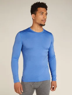 Icebreaker Base Layers^Men's Merino 260 Tech Long Sleeve Crew Neck Thermal Top Baja