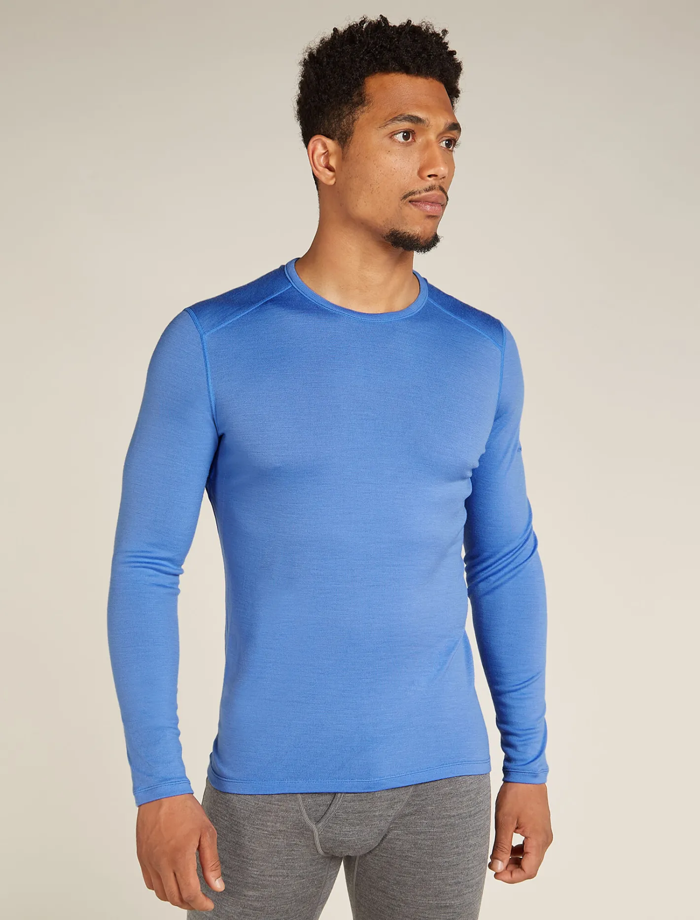 Icebreaker Base Layers^Men's Merino 260 Tech Long Sleeve Crew Neck Thermal Top Baja