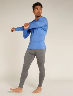 Icebreaker Base Layers^Men's Merino 260 Tech Long Sleeve Crew Neck Thermal Top Baja