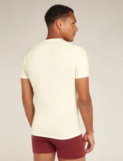 Icebreaker Underwear^Men's Merino Anatomica Short Sleeve Crew Neck Tee Undyed