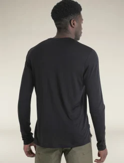 Icebreaker T-shirts^Men's Merino Blend 125 Cool-Lite™ Sphere Long Sleeve T-Shirt Black
