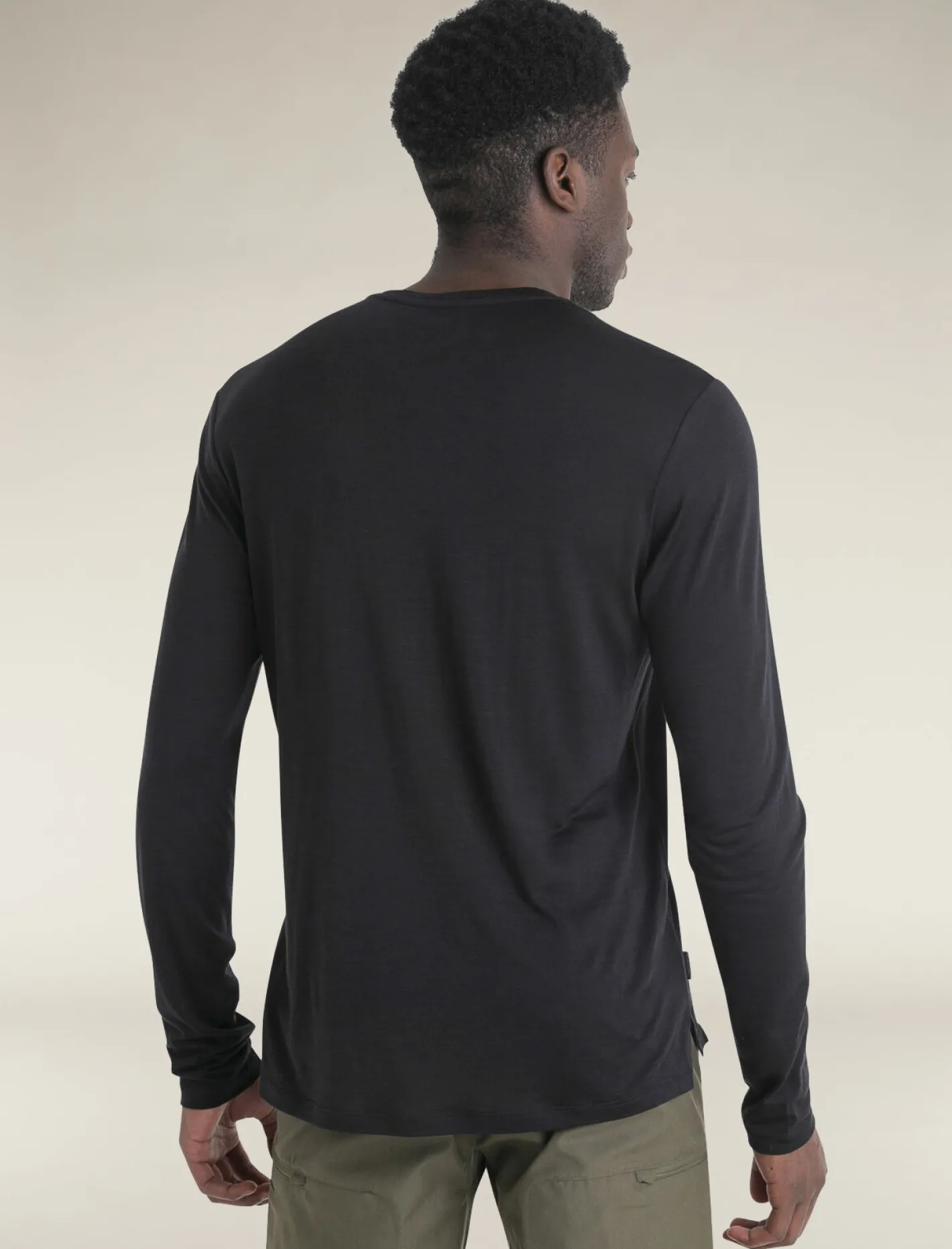 Icebreaker T-shirts^Men's Merino Blend 125 Cool-Lite™ Sphere Long Sleeve T-Shirt Black