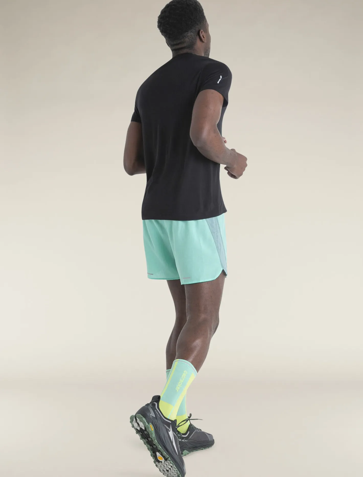 Icebreaker T-shirts^Men's Merino Blend 125 Cool-Lite™ Speed Short Sleeve T-Shirt Black