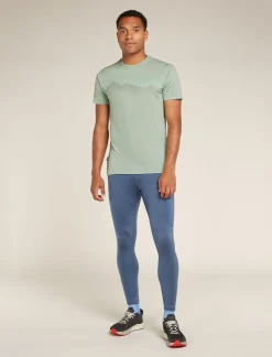 Icebreaker T-shirts^Men's Merino Blend 125 Cool-Lite™ Sphere Short Sleeve T-Shirt Radiant Peak Moss