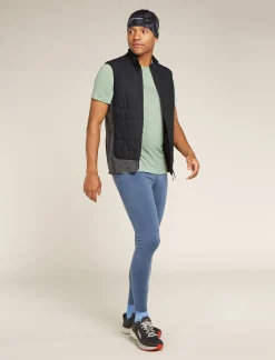 Icebreaker T-shirts^Men's Merino Blend 125 Cool-Lite™ Sphere Short Sleeve T-Shirt Radiant Peak Moss