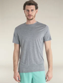 Icebreaker T-shirts^Men's Merino Blend 125 Cool-Lite™ Sphere Short Sleeve T-Shirt MetroHeather