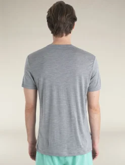 Icebreaker T-shirts^Men's Merino Blend 125 Cool-Lite™ Sphere Short Sleeve T-Shirt MetroHeather