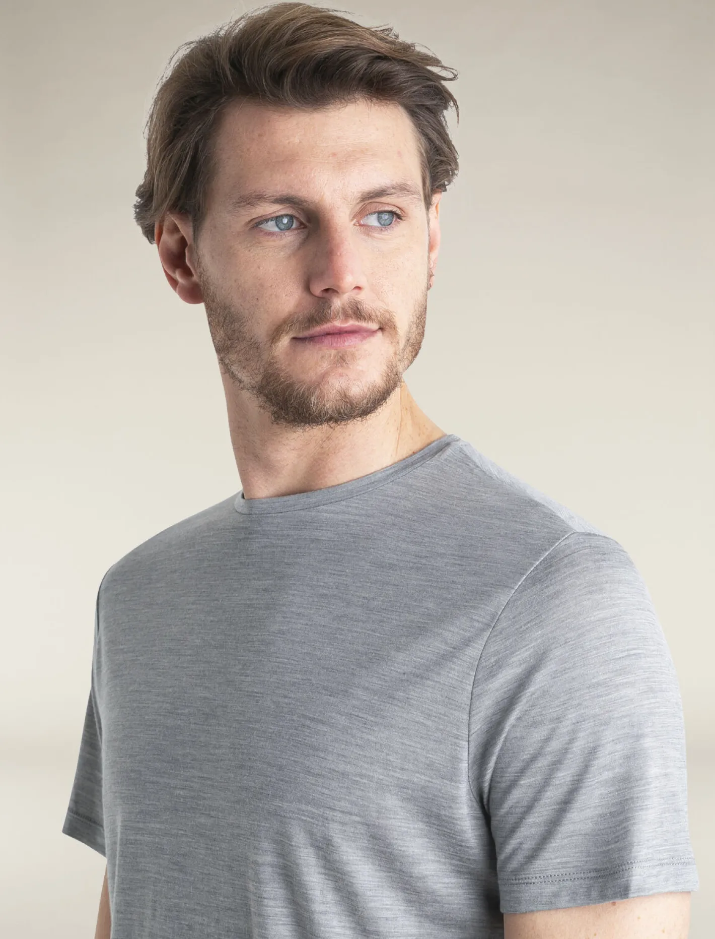 Icebreaker T-shirts^Men's Merino Blend 125 Cool-Lite™ Sphere Short Sleeve T-Shirt MetroHeather