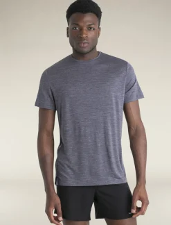 Icebreaker T-shirts^Men's Merino Blend 125 Cool-Lite™ Sphere Short Sleeve T-Shirt MidnightNavyHeather