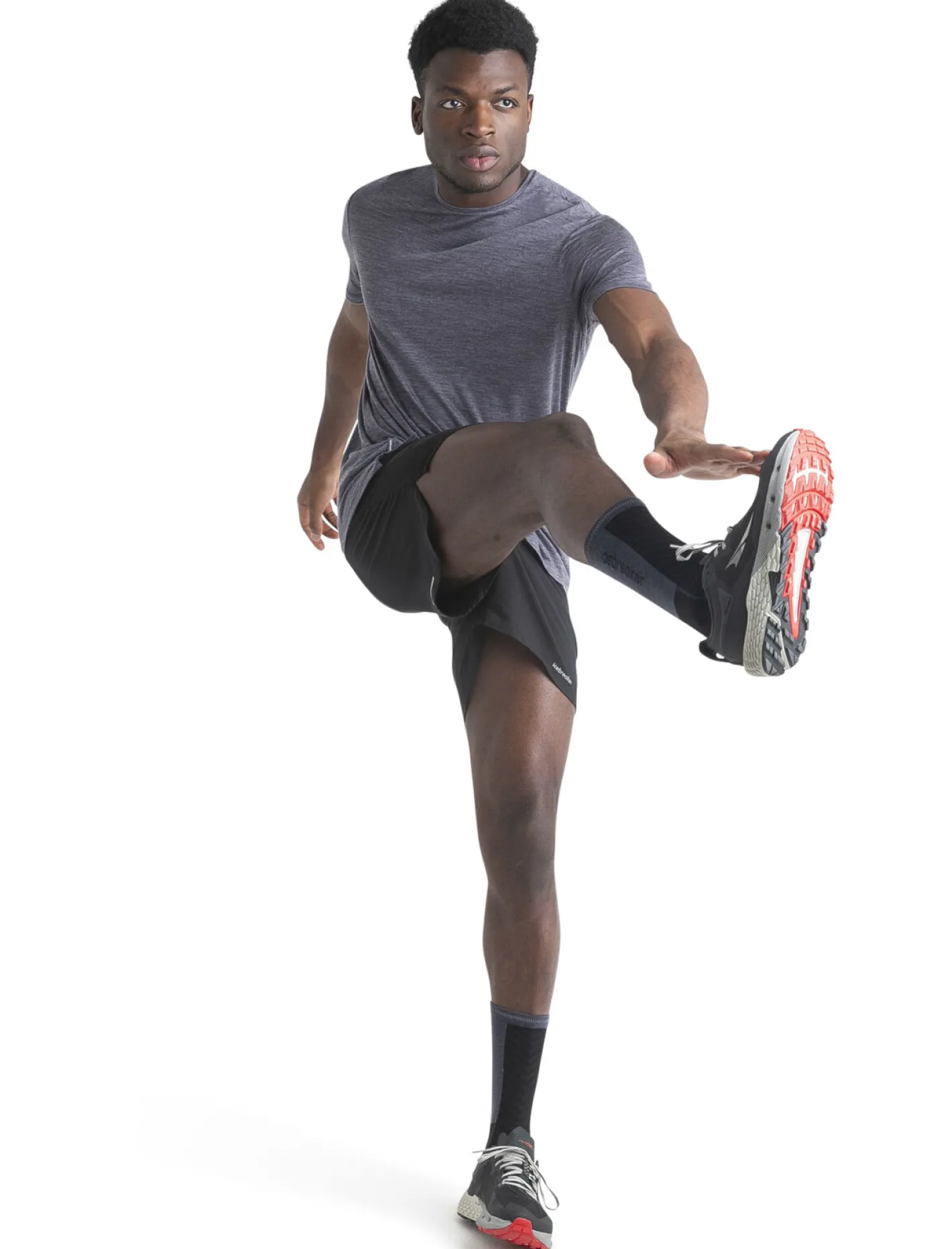 Icebreaker T-shirts^Men's Merino Blend 125 Cool-Lite™ Sphere Short Sleeve T-Shirt MidnightNavyHeather