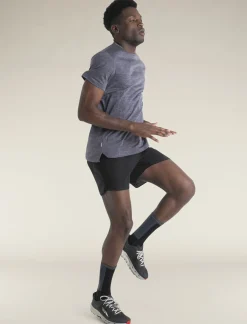 Icebreaker T-shirts^Men's Merino Blend 125 Cool-Lite™ Sphere Short Sleeve T-Shirt MidnightNavyHeather