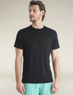 Icebreaker T-shirts^Men's Merino Blend 125 Cool-Lite™ Sphere Short Sleeve T-Shirt Black