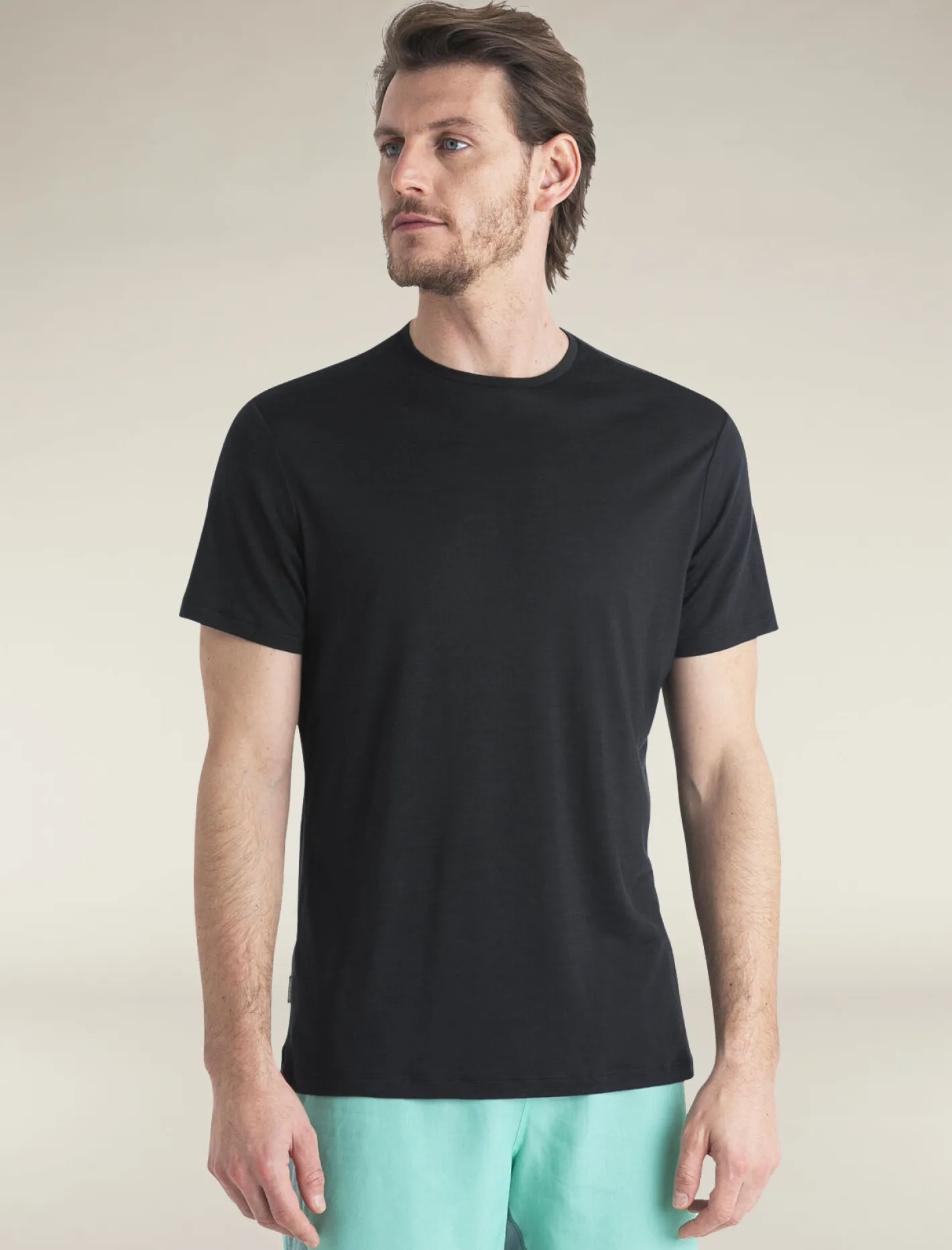 Icebreaker T-shirts^Men's Merino Blend 125 Cool-Lite™ Sphere Short Sleeve T-Shirt Black