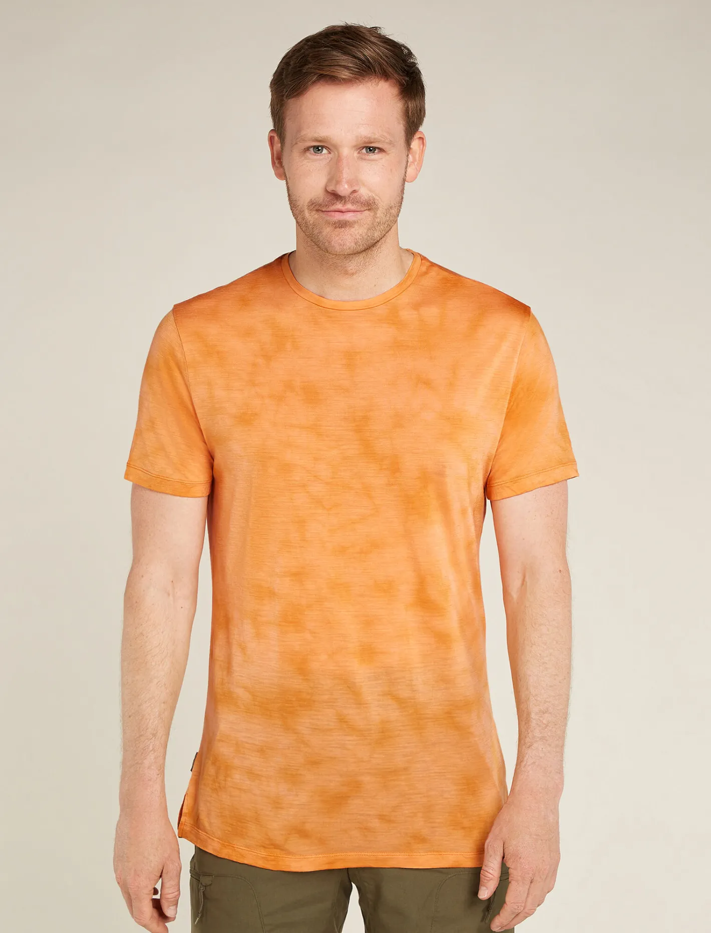 Icebreaker T-shirts^Men's Merino Blend 125 Cool-Lite™ Sphere Short Sleeve T-Shirt Cloud Dye Feldspar/Ray