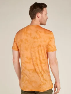 Icebreaker T-shirts^Men's Merino Blend 125 Cool-Lite™ Sphere Short Sleeve T-Shirt Cloud Dye Feldspar/Ray