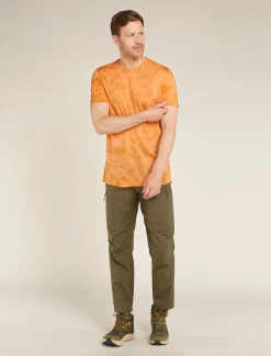 Icebreaker T-shirts^Men's Merino Blend 125 Cool-Lite™ Sphere Short Sleeve T-Shirt Cloud Dye Feldspar/Ray