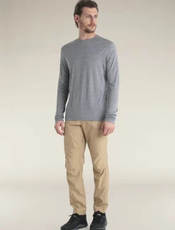 Icebreaker T-shirts^Men's Merino Blend 125 Cool-Lite™ Sphere Long Sleeve T-Shirt MetroHeather