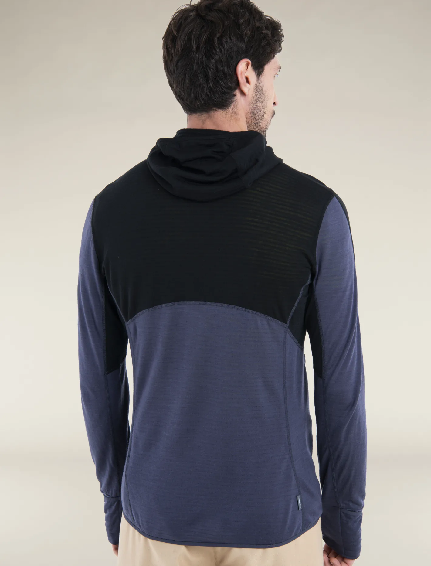 Icebreaker Jumpers & Hoodies^Men's Merino Blend 200 Realfleece™ Descender Long Sleeve Zip Hoodie Black/Graphite