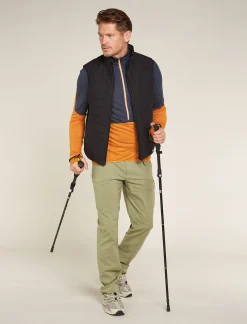 Icebreaker Jumpers & Hoodies^Men's Merino Blend 200 Realfleece™ Descender Long Sleeve Half Zip Jacket Graphite/Ray