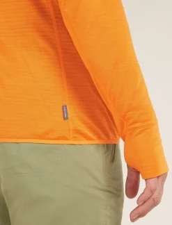 Icebreaker Jumpers & Hoodies^Men's Merino Blend 200 Realfleece™ Descender Long Sleeve Half Zip Jacket Graphite/Ray