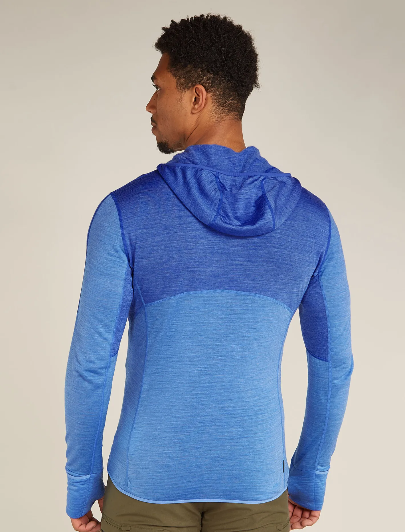 Icebreaker Jumpers & Hoodies^Men's Merino Blend 200 Realfleece™ Descender Long Sleeve Zip Hoodie Brillant/Baja