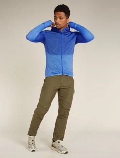 Icebreaker Jumpers & Hoodies^Men's Merino Blend 200 Realfleece™ Descender Long Sleeve Zip Hoodie Brillant/Baja