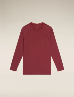 Icebreaker T-shirts^Men's Merino Blend 260 ZoneKnit™ Seamless Long Sleeve Crewe Thermal Top Port