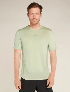 Icebreaker T-shirts^Men's Merino Blend 125 ZoneKnit™ Energy Wind Short Sleeve T-Shirt Ashen