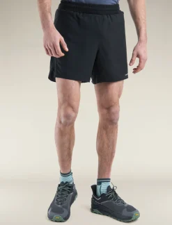 Icebreaker Bottoms^Men's Merino Blend 125 ZoneKnit™ Speed 6 Black