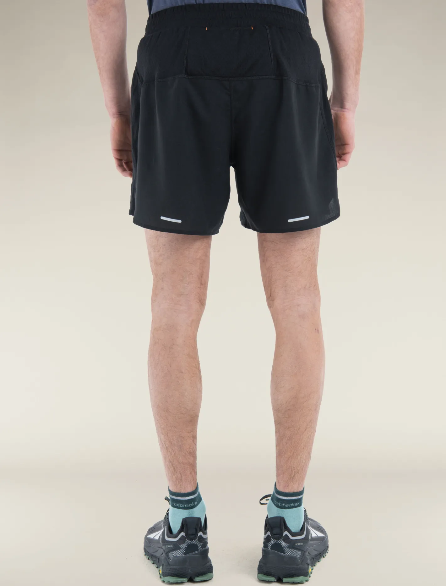 Icebreaker Bottoms^Men's Merino Blend 125 ZoneKnit™ Speed 6 Black