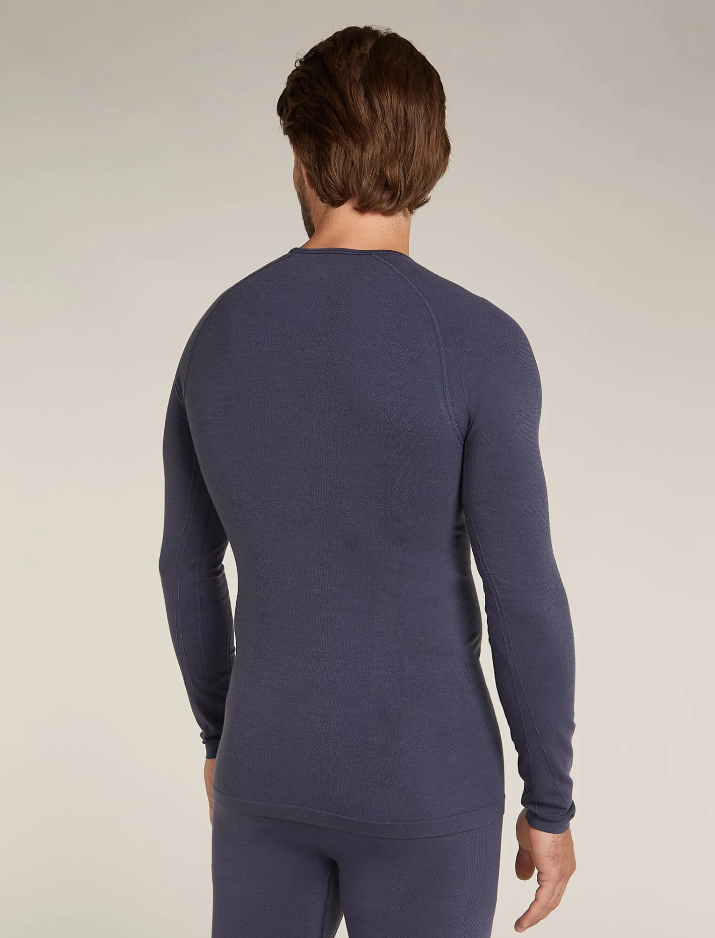 Icebreaker T-shirts^Men's Merino Blend 260 ZoneKnit™ Seamless Long Sleeve Crewe Thermal Top Graphite