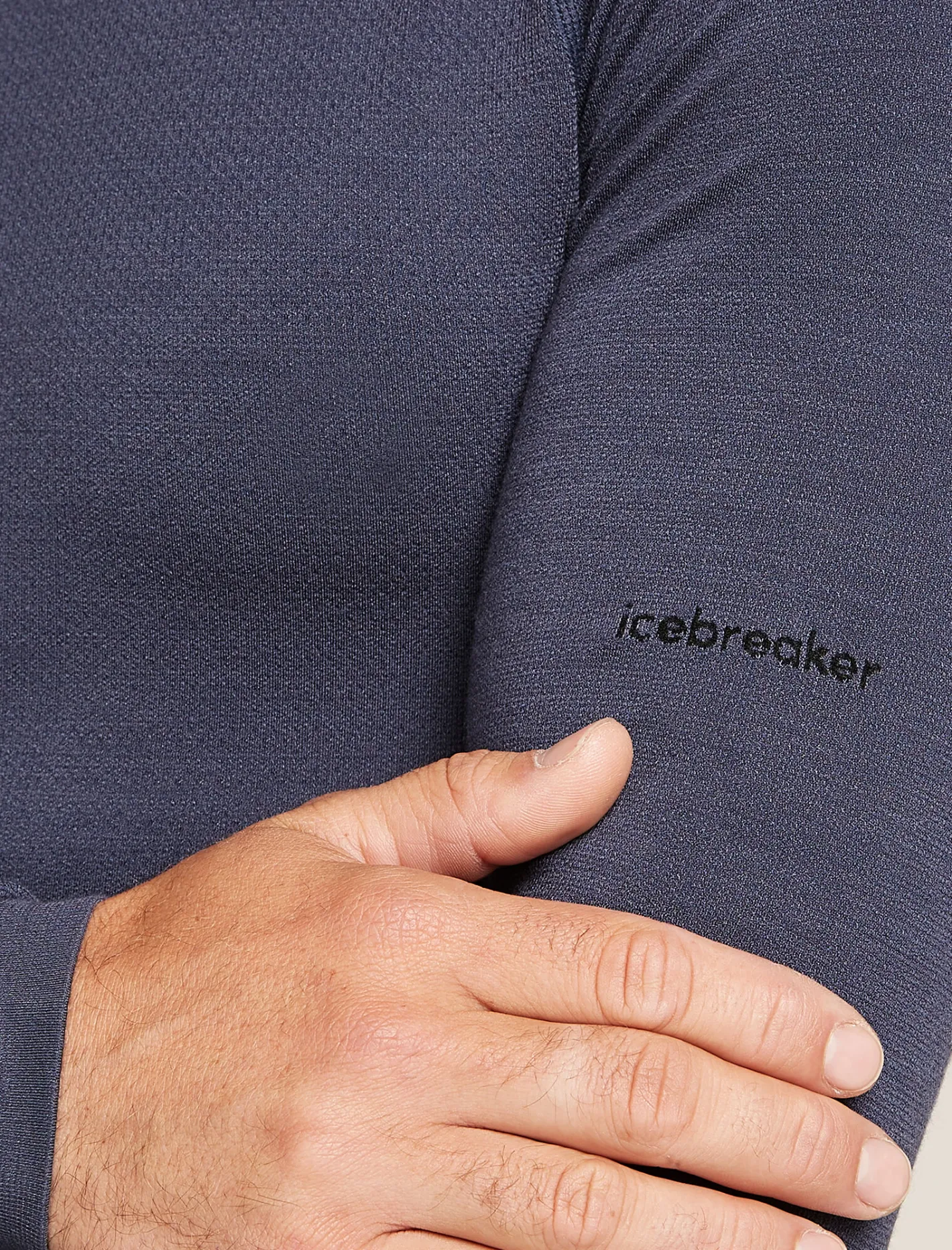 Icebreaker T-shirts^Men's Merino Blend 260 ZoneKnit™ Seamless Long Sleeve Crewe Thermal Top Graphite