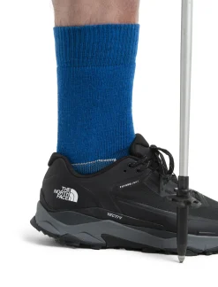 Icebreaker Socks^Men's Merino Hike+ Heavy Crew Socks Lazurite/Snow