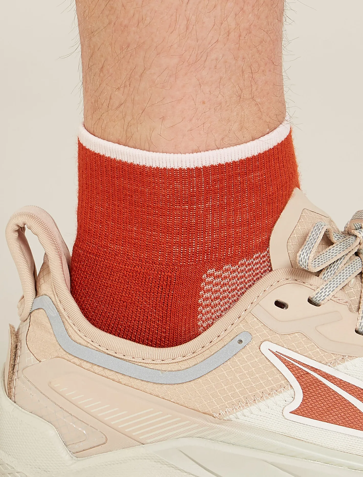 Icebreaker Socks^Men's Merino Multisport Light Mini Socks Molten/Snow