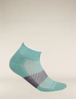 Icebreaker Socks^Men's Merino Multisport Light Mini Socks CloudRay/Snow