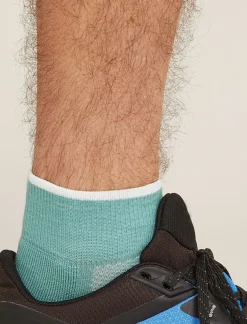 Icebreaker Socks^Men's Merino Multisport Light Mini Socks CloudRay/Snow