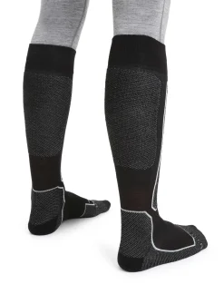 Icebreaker Socks^Men's Merino Ski+ Light Over the Calf Socks Black