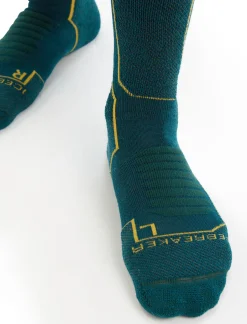 Icebreaker Socks^Men's Merino Ski+ Medium Over the Calf Socks GreenGlory/Loden