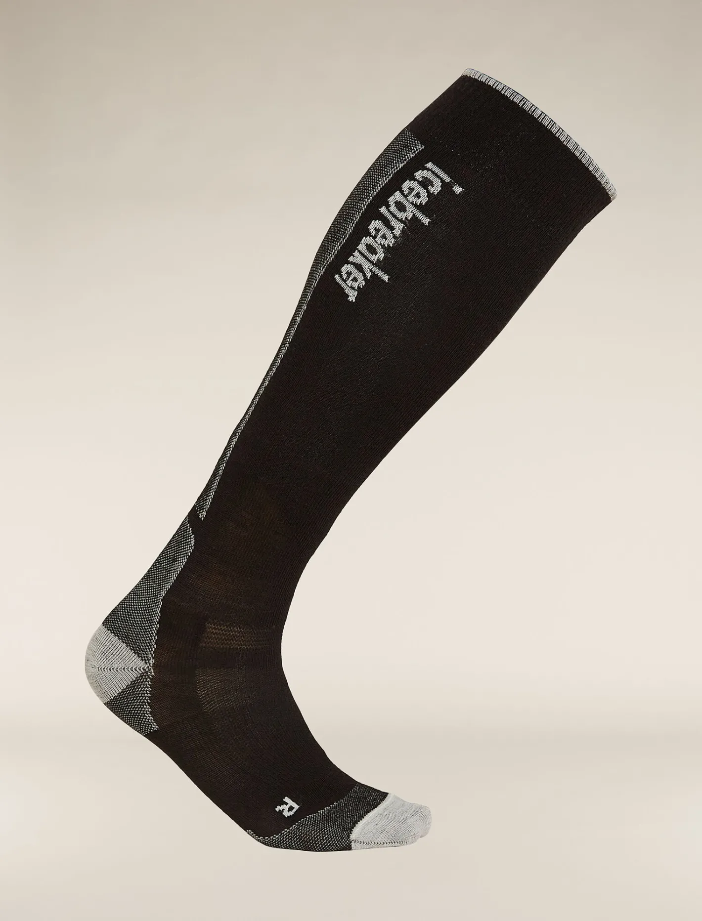 Icebreaker Socks^Men's Merino Ski+ Ultralight Over The Calf Socks Black/Ether