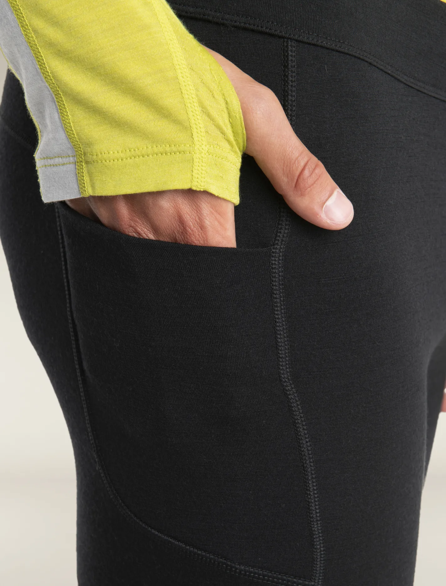 Icebreaker Bottoms^Men's Merino Speed Winter 28 Black