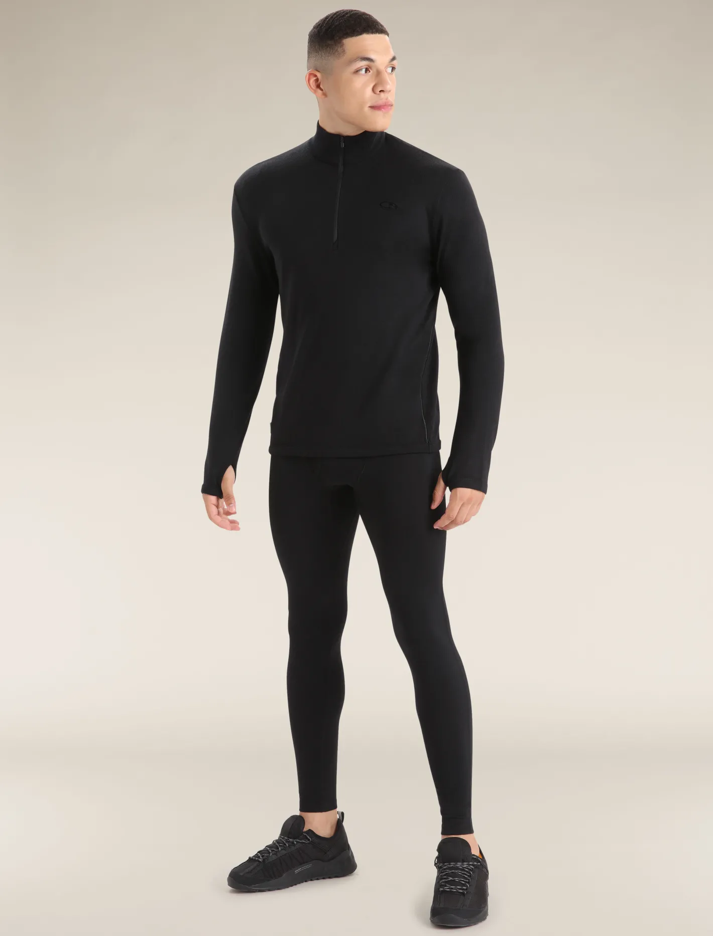 Icebreaker Jumpers & Hoodies^Men's Original Long Sleeve Half Zip Top Black