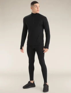 Icebreaker Jumpers & Hoodies^Men's Original Long Sleeve Half Zip Top Black