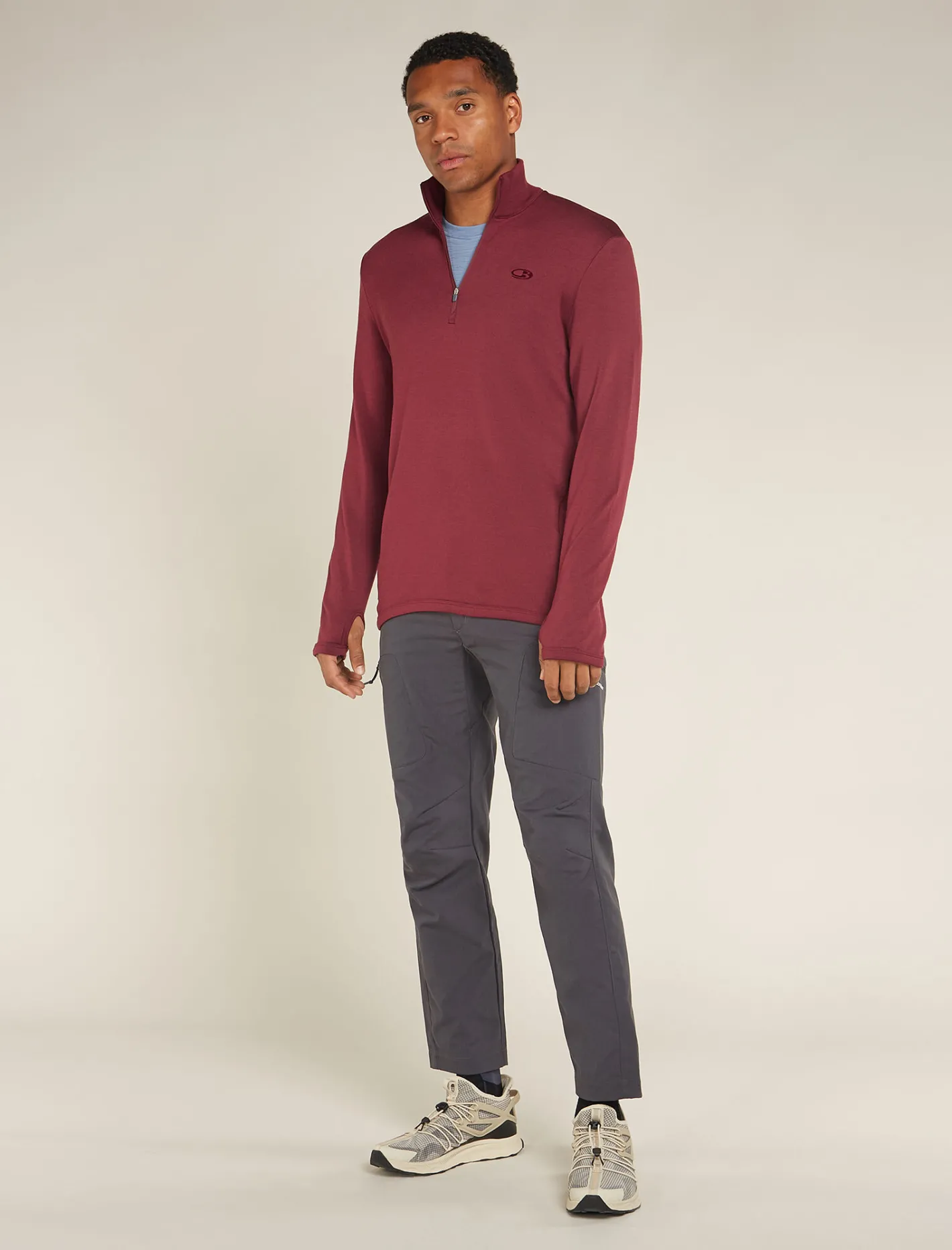 Icebreaker Jumpers & Hoodies^Men's Original Long Sleeve Half Zip Top Port