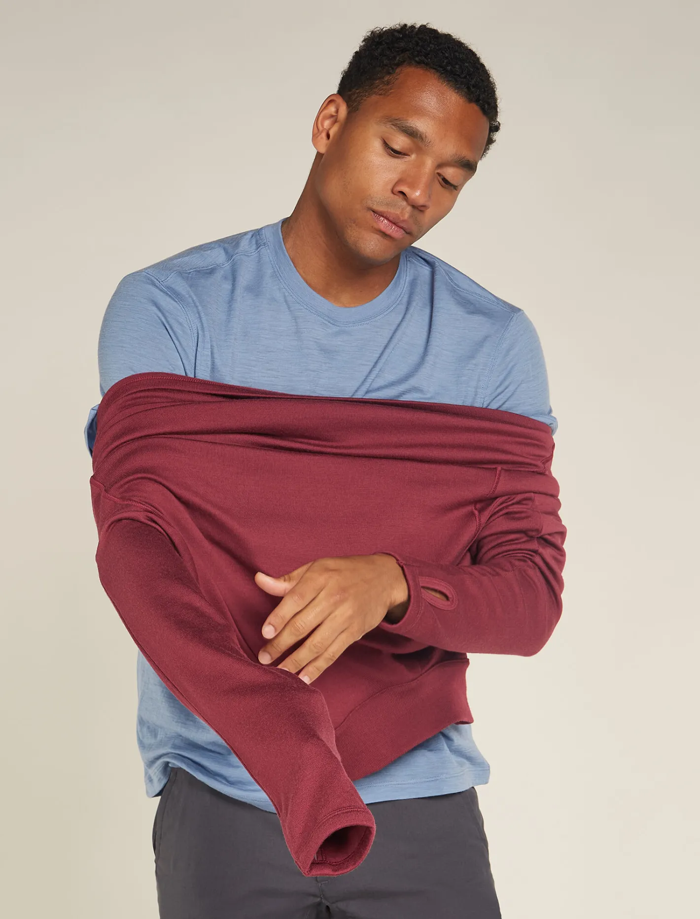 Icebreaker Jumpers & Hoodies^Men's Original Long Sleeve Half Zip Top Port