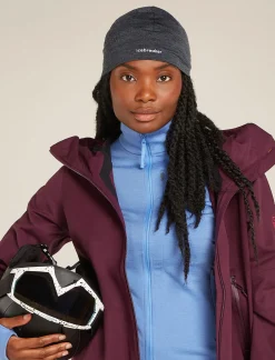 Icebreaker Accessories|Accessories^Unisex Merino 200 Oasis Beanie JetHeather