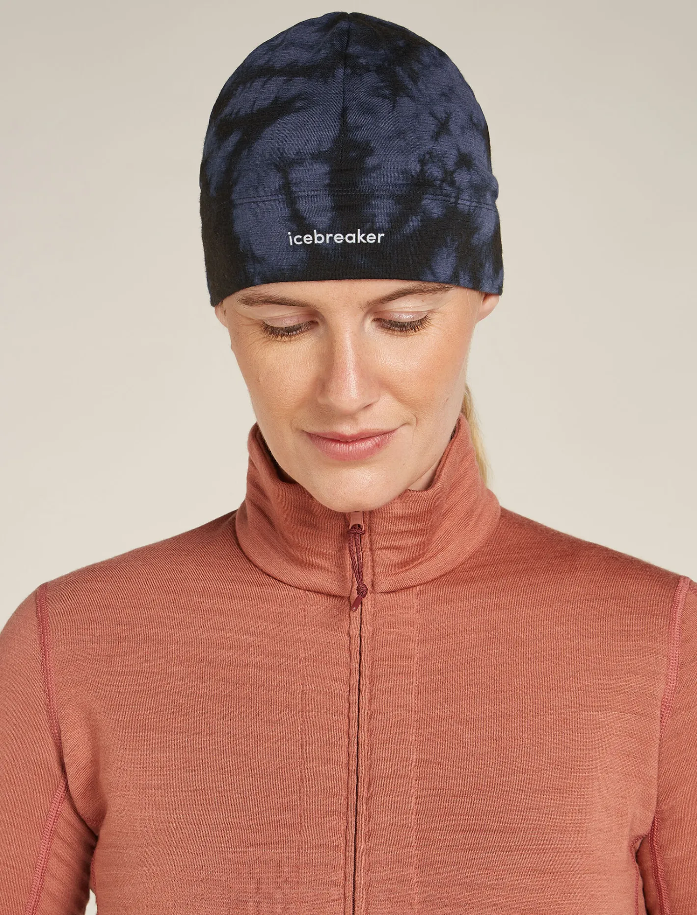 Icebreaker Accessories|Accessories^Unisex Merino 200 Oasis Beanie Cloud Dye Graphite/Black