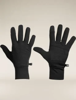 Icebreaker Accessories|Accessories^Unisex Merino Blend 360 Sierra Gloves Black