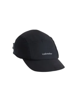 Icebreaker Accessories|Accessories^Unisex Merino Blend Shell+™ Windbreaker 5 Panel Cap Black