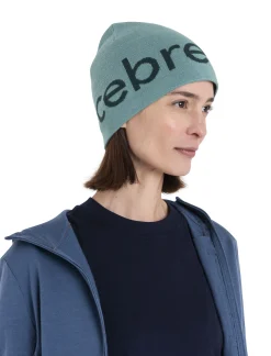 Icebreaker Accessories|Accessories^Unisex Merino Beanie CloudRay/FhatomGreen
