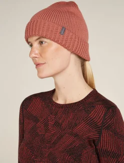 Icebreaker Accessories|Accessories^Unisex Vela Cuff Beanie CedarWood